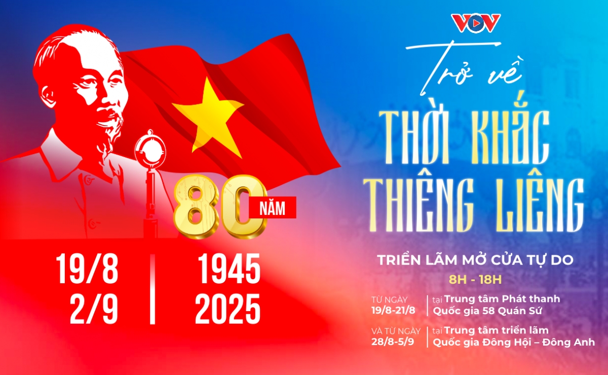 Trải nghiệm “Trở về thời khắc thiêng liêng” của VOV tại Triển lãm thành tựu Đất nước